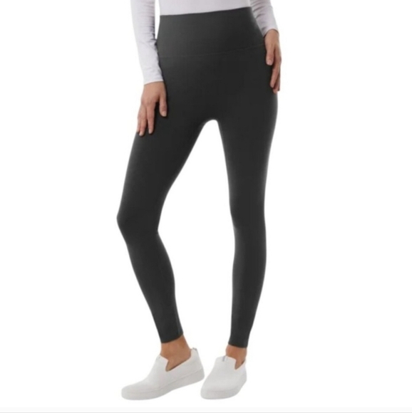 32° Degrees Heat Leggings 2 Pack Size Large Navy Blue Charcoal Grey Stretch - Picture 3 of 12